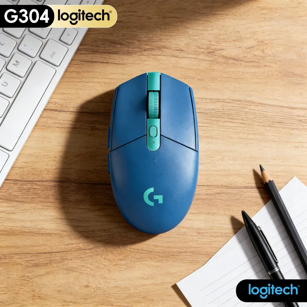 Logitech G304 LIGHTSPEED Wireless Gaming Mouse Plug‑Play Compatibility Support Mainstream Laptop Desktop Computer Brands