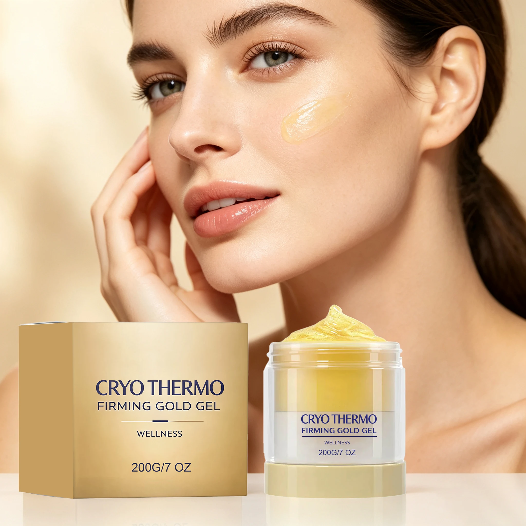 200G Face Skin Care Gel Deep Hydrating Enhance Skin Elasticity Massage Relief Discomfort Firm Non-greasy Soothing Face Care Gel