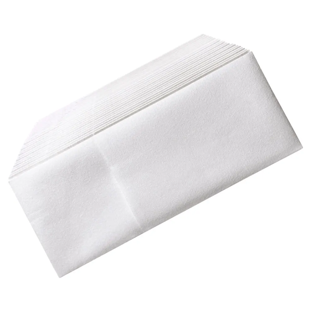 

50pcs Thickened Disposable Knife Fork Pad Napkins 40x40cm White Paper Dinner Towels Bathroom Serviettes Elegant Design
