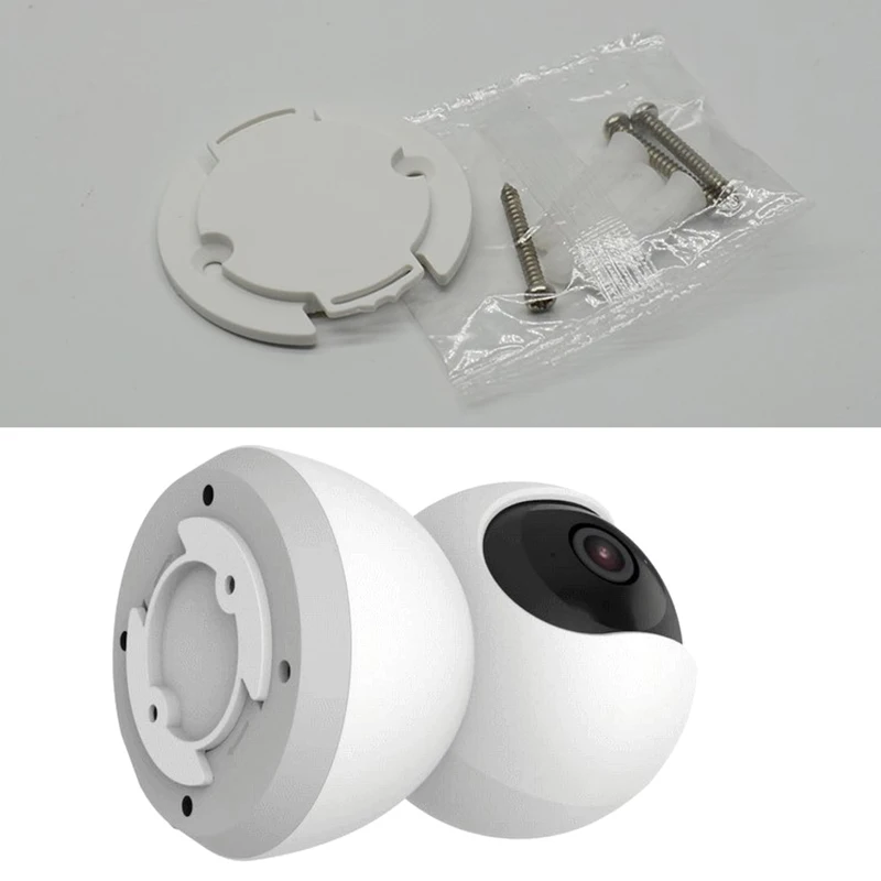 Suporte de montagem para câmera de segurança ABS Suporte de montagem em parede interna e externa para câmera dome de segurança CCTV sem perfuração