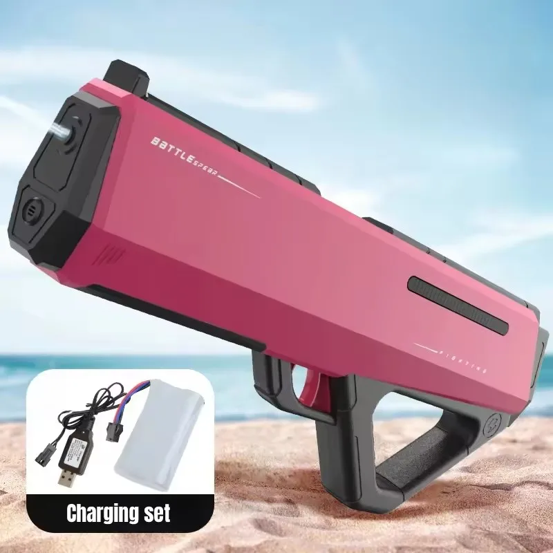 Automatisch Absorberen Water Hogedruk Elektrisch Waterpistool Speelgoed Voor Kinderen Zomer Buitenzwembad Vechtspellen Kinderen Waterpistool Cadeau