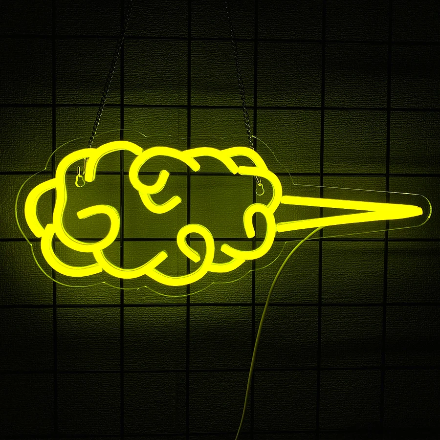 LED Anime Cloud Neon Signs for Wall Decor,Gaming Neon Sign Wall Signs for Bedroom Game Room Man Cave Party, Gifts USB Powered