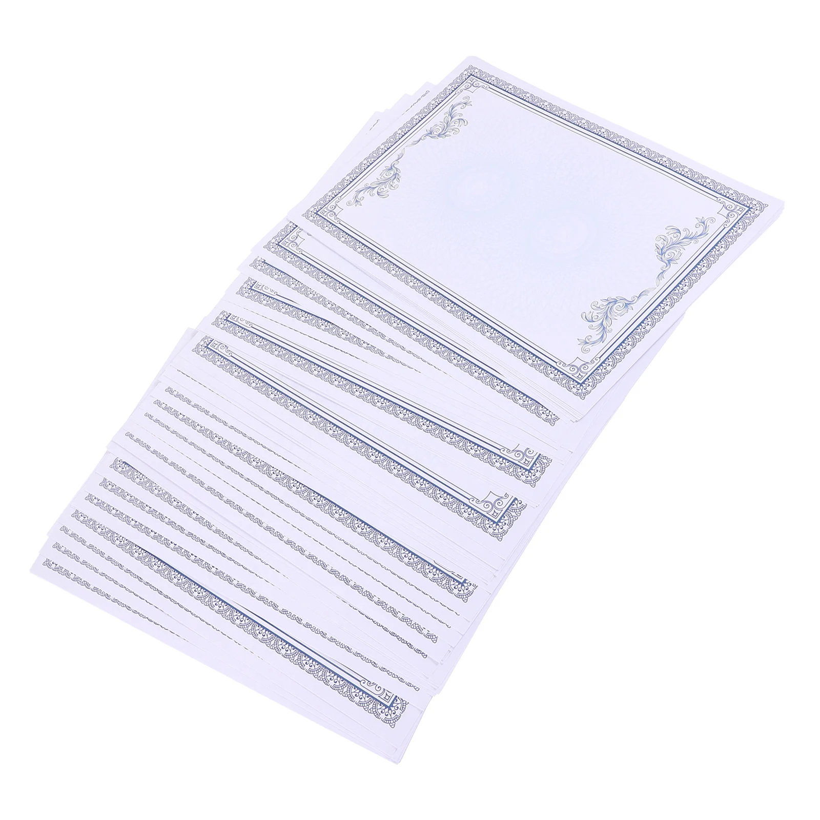 50 قطعة من ورق الدبلوم الفارغ بتصميم متعدد الاستخدامات لقدرات الطباعة لمنظمي الأعمال المدرسية