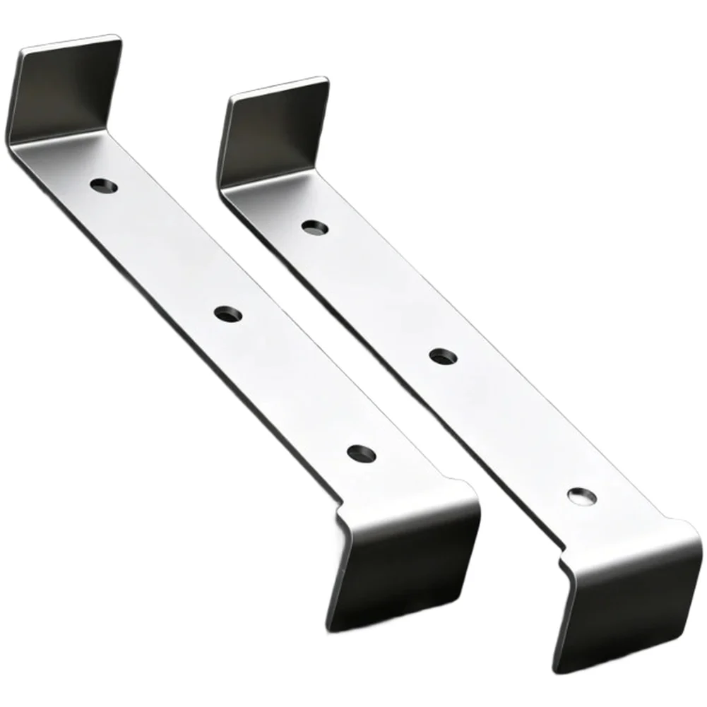 Stainless Steel Fishing Platform Extension Bracket with Z-Shaped Rod Holder for Landing Net Mounting on Most Fishing Decks