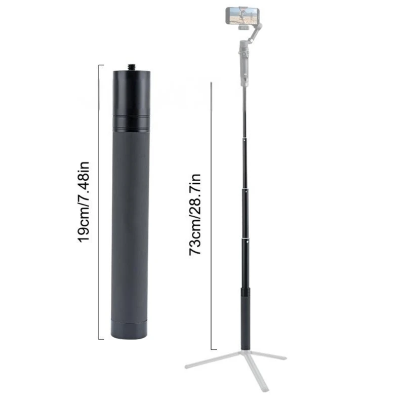 L4MD Excorable Aluminium Selfie Monopod für Actionkamera Handheld -Teleskopen – Detail 4