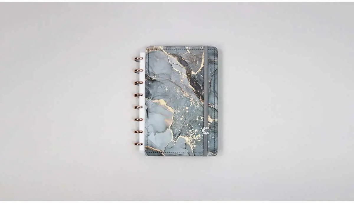 E Mat DE DESC A5 Onyx, 155x220mm, 80 Folhas Modelo CIA52126 Cor Cinza Cor, Novo