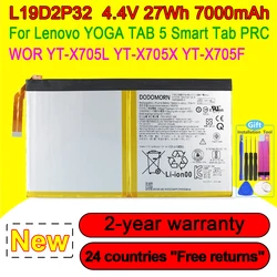 New L19D2P32 Tablet Battery For Lenovo YOGA TAB 5 Smart Tab PRC WOR YT-X705L YT-X705X YT-X705F 7000mAh Phone In Stock