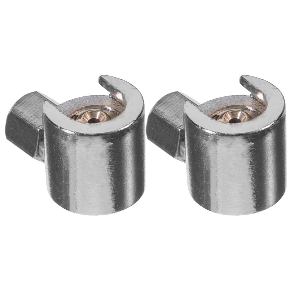 

2Pcs Button Head Grease Coupler Set Metal Replacement Fittings Screw Tight Efficient Lubrication Adapter Grease Coupler