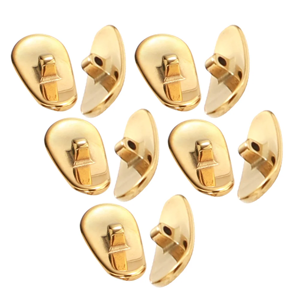 

10Pcs Ceramic Anti-Slip Nose Pads Eyeglass Replacement Parts Glasses Nose Pads for Comfort and Durability Glasses Pad