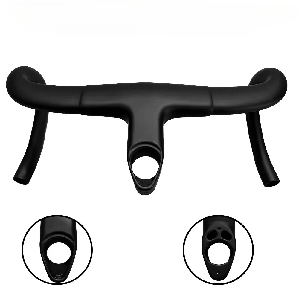 Manillar Integrado de Carbono Aero F12 2026 de 340-420 mm para Pinarello Dogma con Rutas de Cableado Ocultas que Reducen la Resistencia al Viento