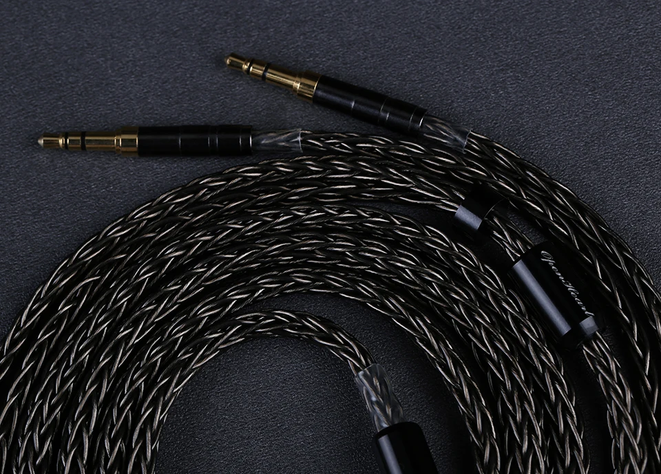 OPENHEART 16 Core Headphone Cable 1 to 2 jack dual 3.5/2.5/4.4mm Balance Cable Silver Plated Copper Upgrade XLR 2m 3m Cable