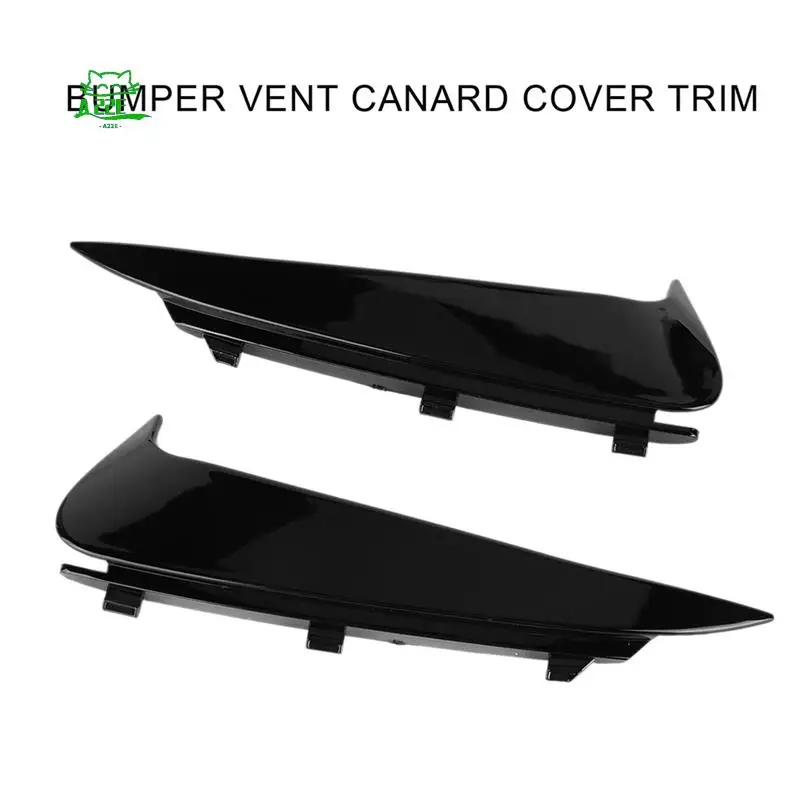 

A22E-Rear Bumper Canard Flaps Spoiler Cover Trim Replacement Parts Accessories For Mercedes Benz C Class W205 2015-2021 Sedan