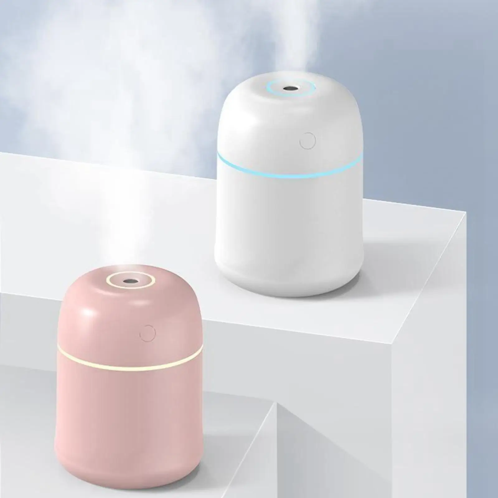 220ml Car Home Humidifier LED Air Purifier Freshener Diffuser USB for for Baby Home Bedroom Travel Office Desk