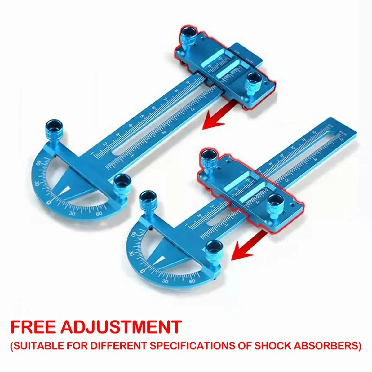 Shock Synchronizer Absorber Balance Measurement Tool High Precision Free Adjustment for RC Climbing Truck Car