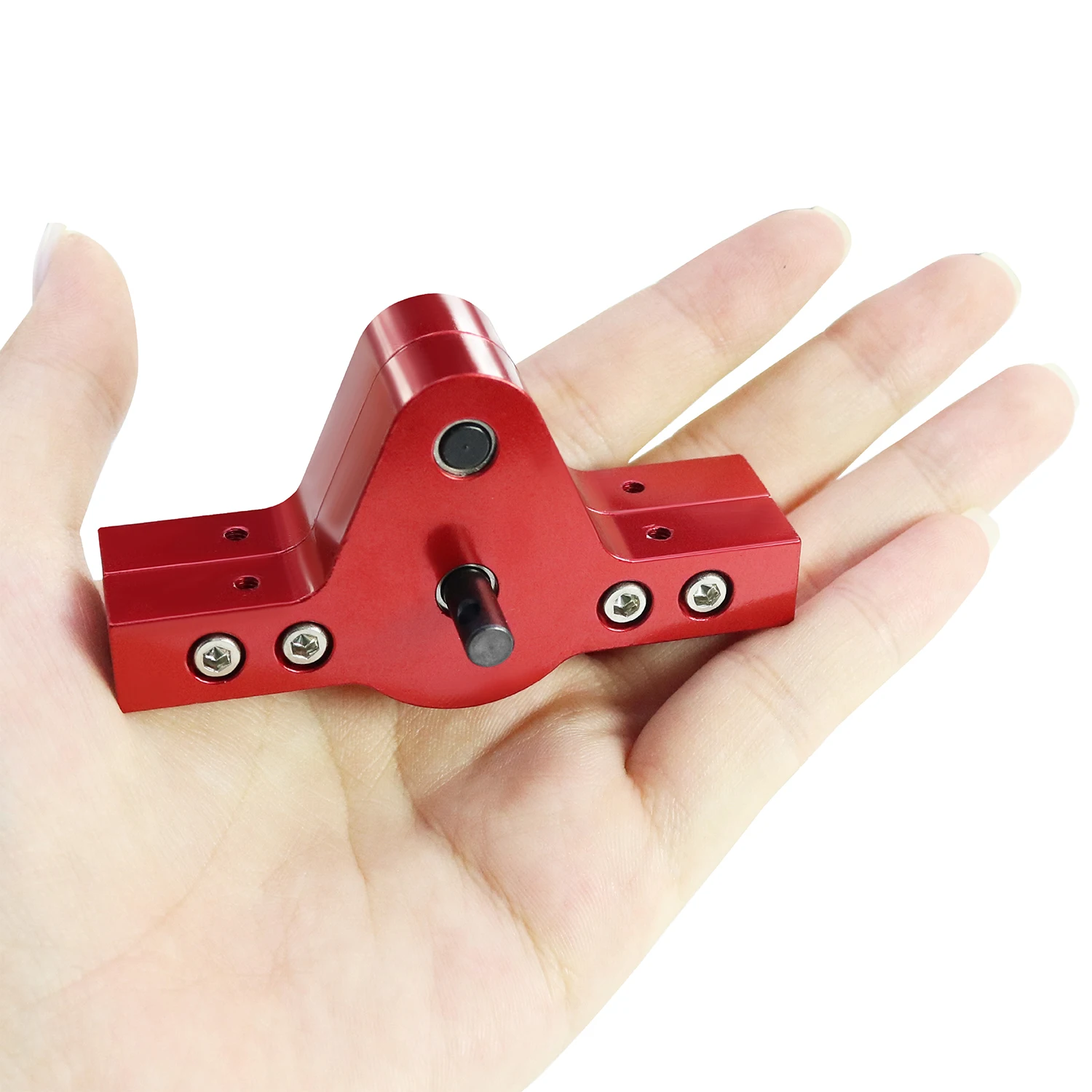 CNC Aluminum 17T/37T Transfer Case Gearbox Bridge Device For 1/10 RC Crawler Car D90 D110 Axial SCX10 RC4WD Chassis Upgrade Part