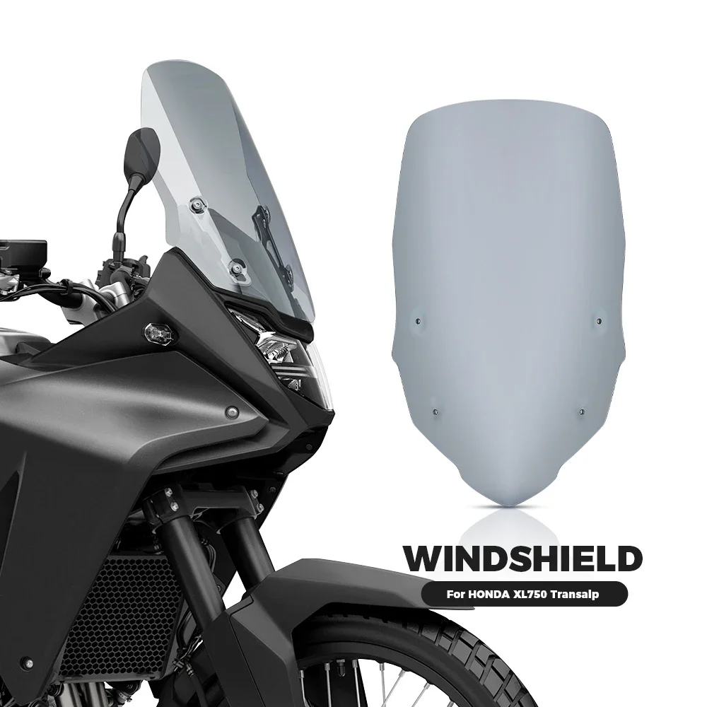 XL750 Windshield KEMiMOTO For Honda XL 750 Transalp 2023 2024 Motorcycle Deflector Windscreen Equipment Front Screen Accessories