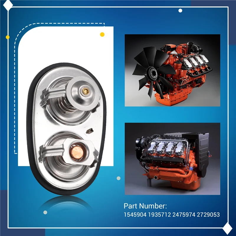 

G9-Термостат охлаждения грузовика с прокладкой для грузовика Scania L P G R T S серии DC9 DC13 1545904 1935712