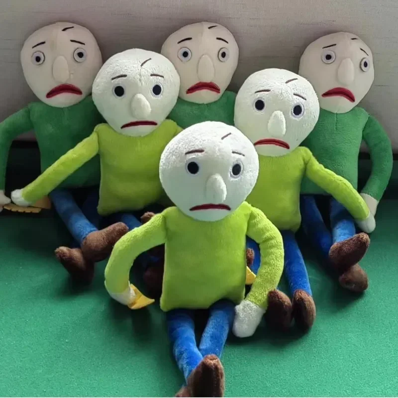 Hot Sale 25cm Anime Baldi Basics Series Plush Dolls Toys Cute Happy & Angry Version Figures Dolls Kids Collection Desktop Toys