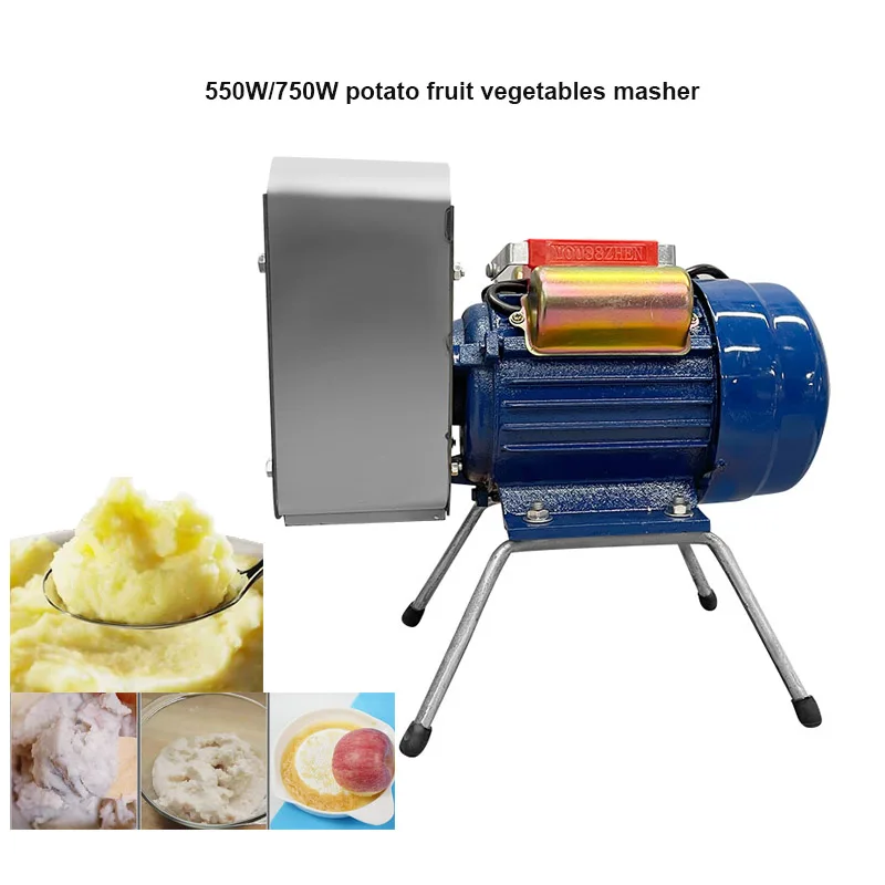 

Commercial Potato Masher Grater Machine 550W 750W Electric Taro Root Potatoes Vegetables Grinder Fruit Mashed Machines