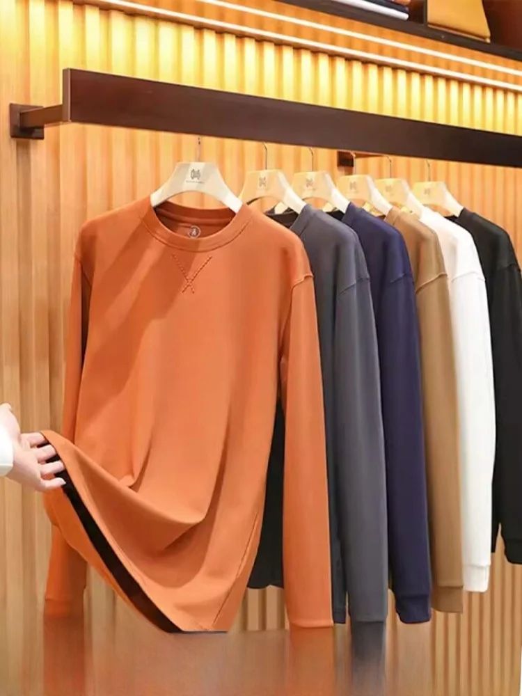 

Итальянская роскошь: Мужской легкий теплый лонгслив из модала с флисовой подкладкой, геометрическим узором и круглым вырезом, 00 шт.