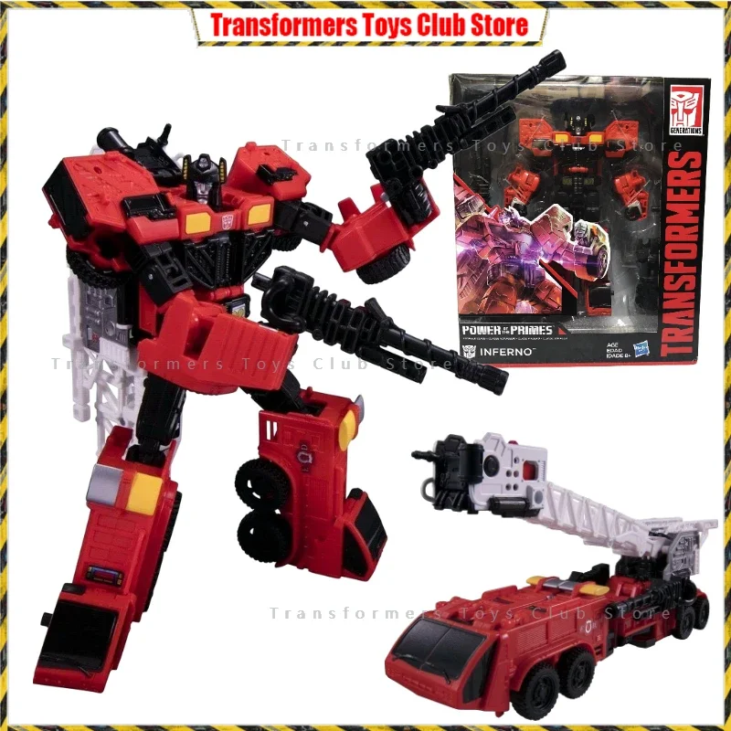 In Stock Transformers Power of The Primes Voyager Class Inferno Action Figure Model Collection Toy Gift