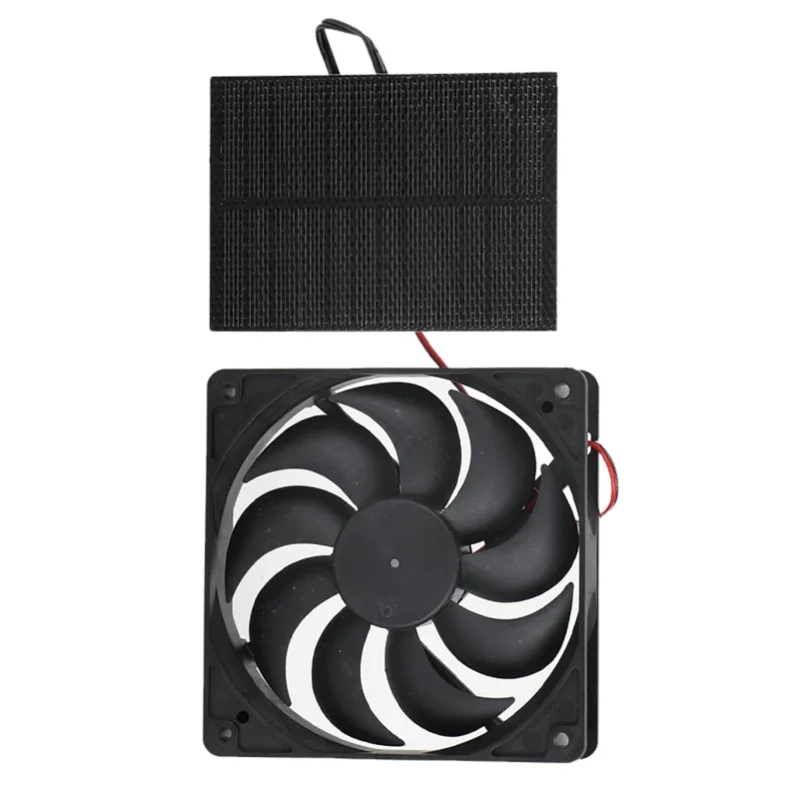 

3W солнечная батарея для ванной комнаты, чердака, домашний дом, вентиляционный вентилятор, комплект вытяжной вентиляции, охлаждающий вентилятор