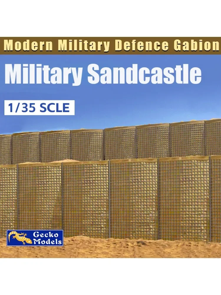 Kit de modelo de montagem modelo Gecko 35GM0075 1/35 Sandcastle Militar Moderno