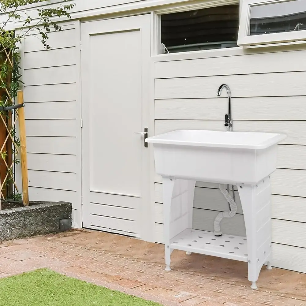 

Upgrade Height Utility Sink Laundry Tub Freestanding Utility Sink