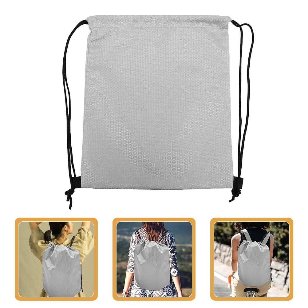 

2pcs Drawstring Backpack Waterproof Sports Durable Unisex Gym Hiking Storage Bag Travel Outdoor Fitness Large Capacity String