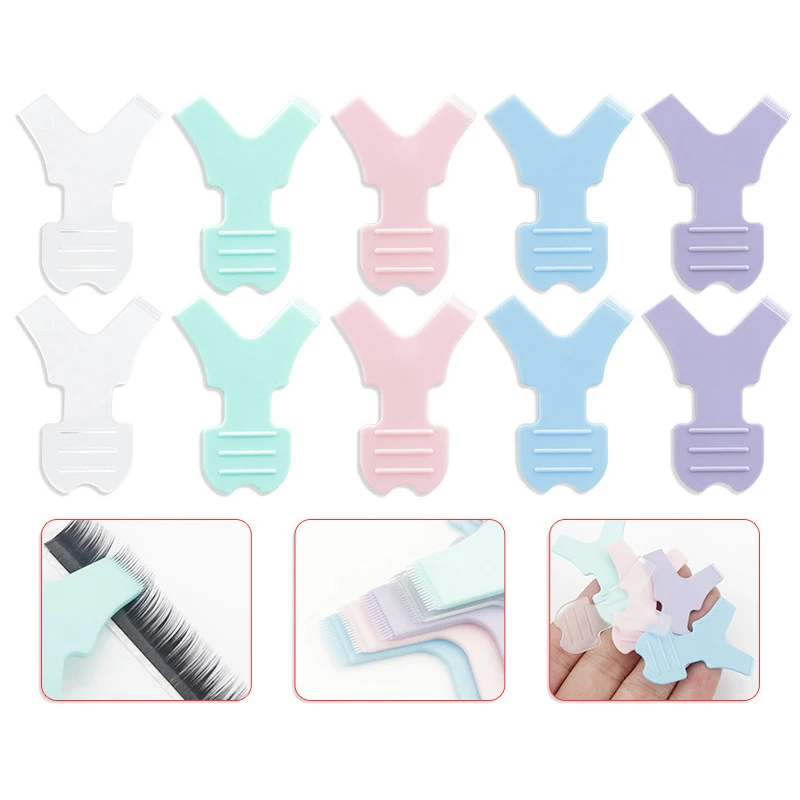 5pcs Perm False Eyelash Pad Kit Silicone Protection Pads Eyelash Extension Lifting Curler Graft Patch Tools