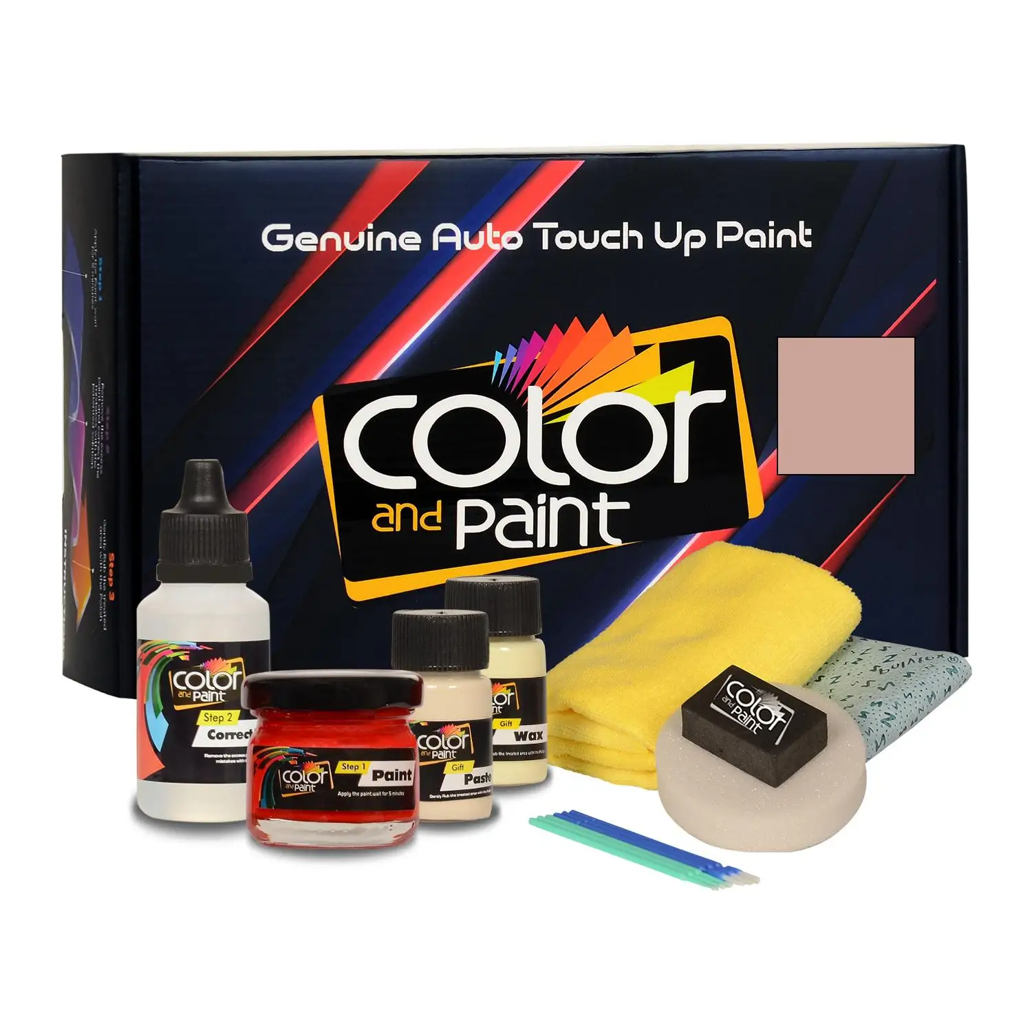 

Color and Paint compatible with Skoda Automotive Touch Up Paint - BABY PINK - 9311 - Basic Care