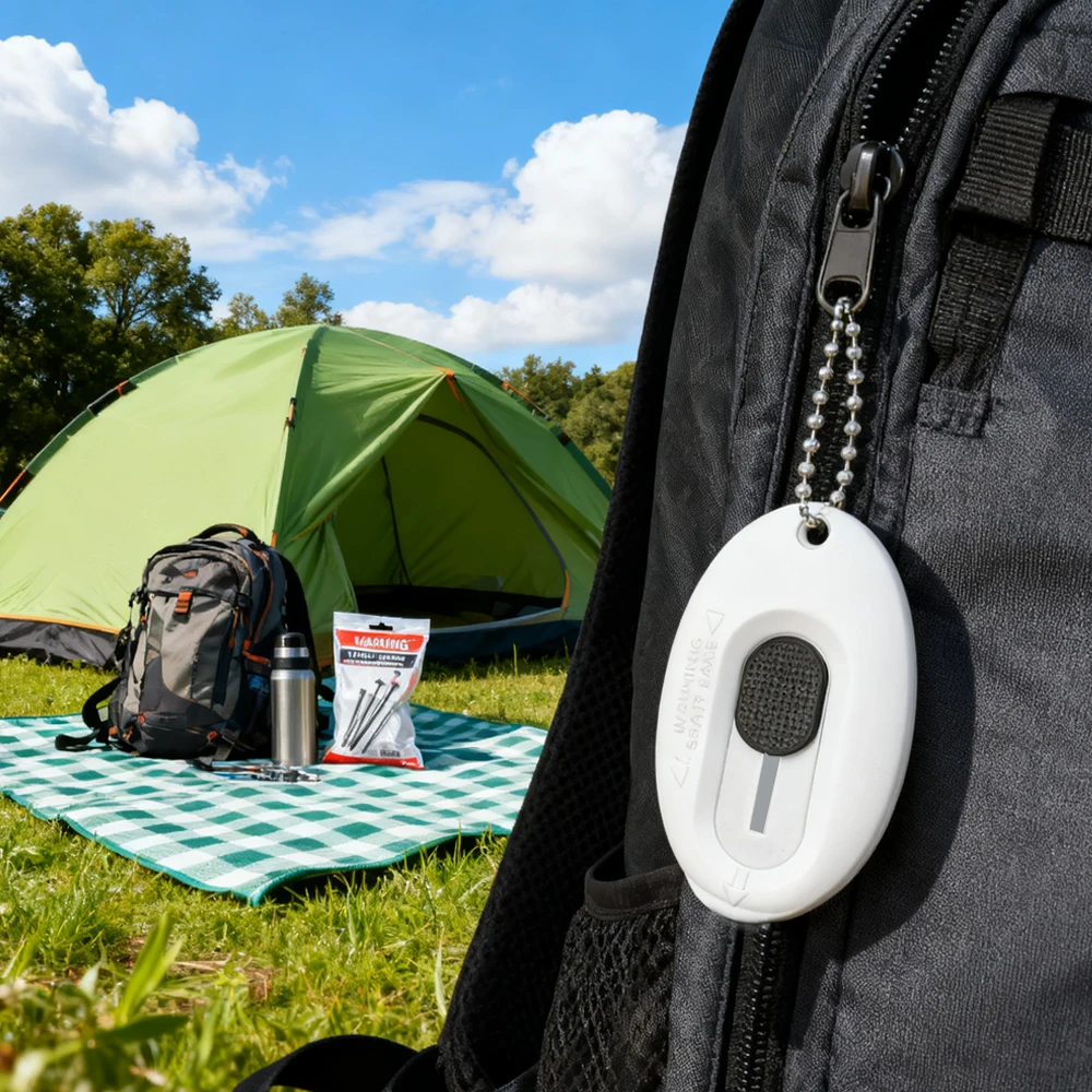 سكين صغير مع سلسلة مفاتيح - قاطع أمان قابل للسحب تلقائيًا بـ 4 ألوان للفتح اليومي وصياغة-فولاذ كربوني حاد #3