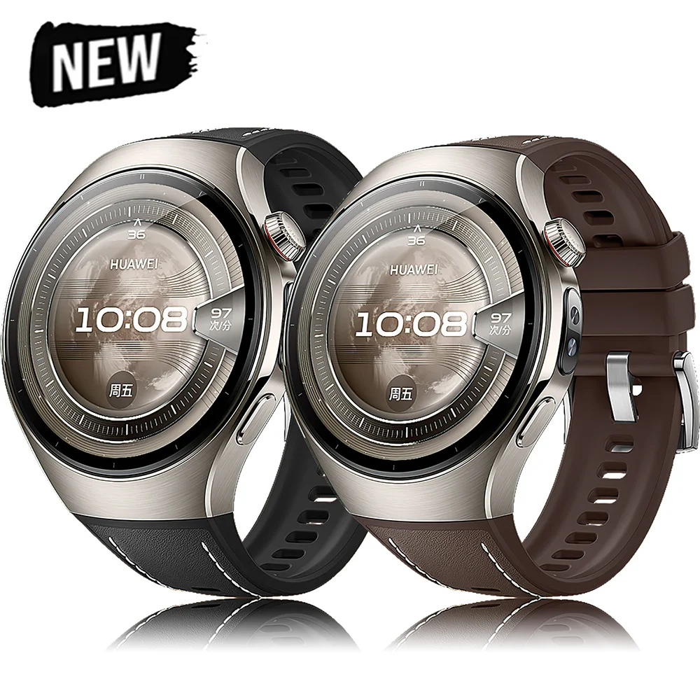 

Silicone Leather Strap for Huawei Watch 5 46mm 42mm Band Sports Wristband for Huawei Watch 5 46mm 42mm Watch Bracelet Correa