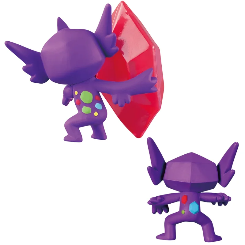 Original TAKARA TOMY  Pokemon Figures Collection Sableye Mega Evolution Sableye  Anime Perfect Gift Toys