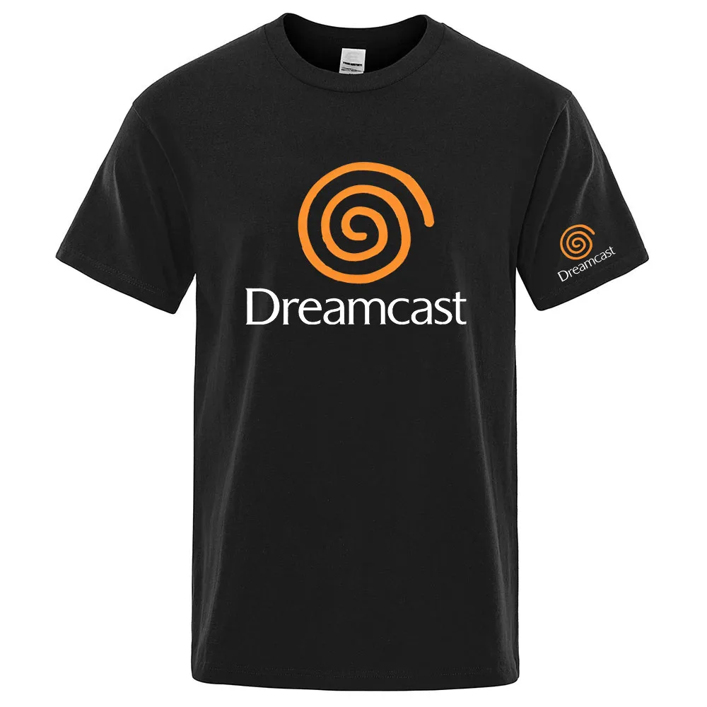 Dreadmcast Sega 2026 New Luxury Men's Fashion T-shirt Crewneck Casual High-end High Quality Fitness Sports T-shirt