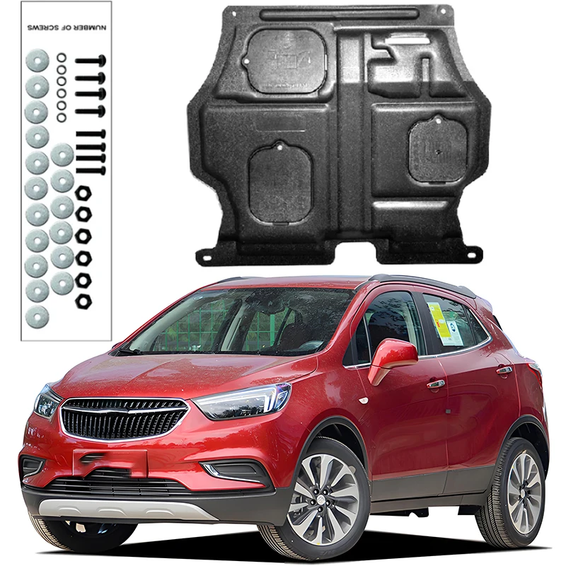 

For Buick ENCORE 2013-2019 1.4T 2015 Engine Guard Board Splash Shield Mud Fender Plate Cover Black Car Mudflap Mudapron Mudguard