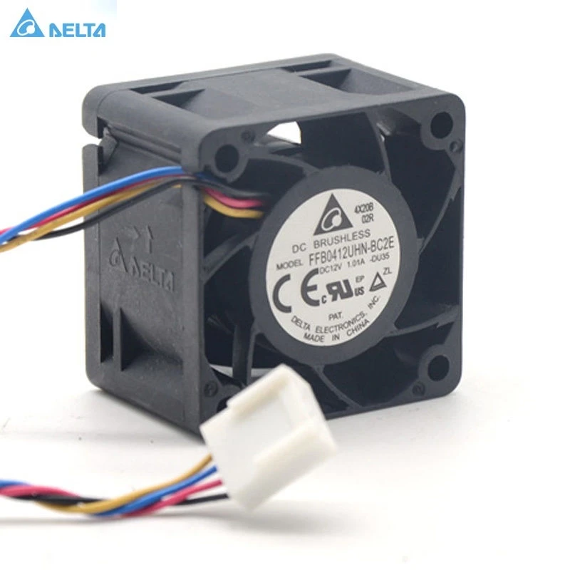 

Original for Delta FFB0412UHN for R210 0T705N 0N229R 40*40*28MM 12V 1.01A Axial Cooling Fan Dual Ball Bearing High Speed