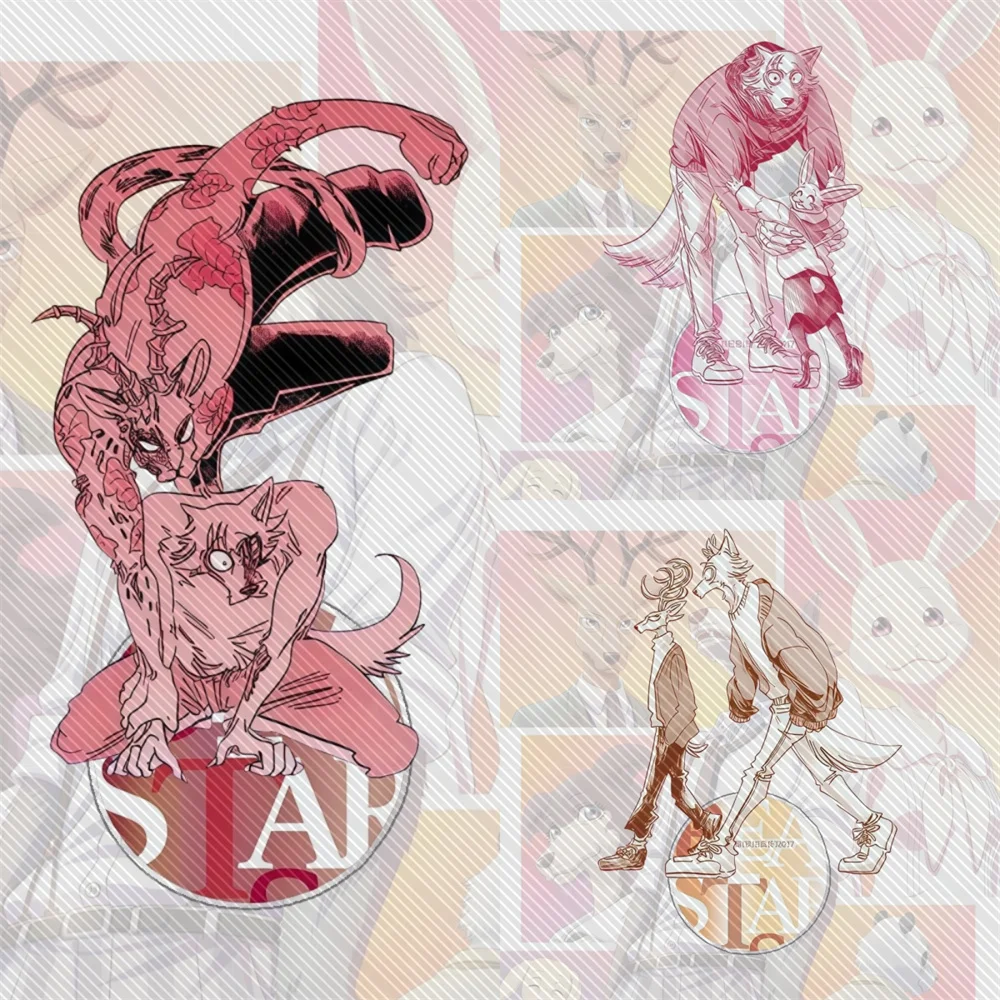 15CM Hot Anime BEASTARS Acrylic Stand Model Cosplay Characters Ornament Accessories Goods Christmas Gifts