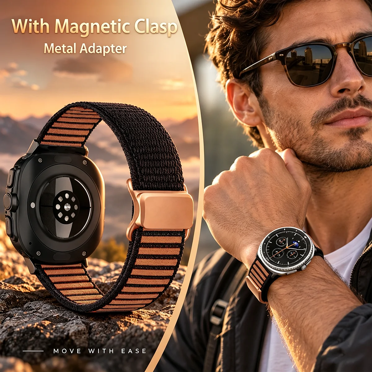 Band For Samsung Galaxy Watch 9 8 Bands 44mm 40mm Watch 8 Classic 46mm Sports Bracelet for Galaxy Watch Ultra Bands 2026/25 47mm