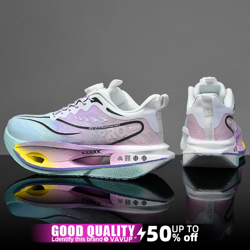 Marathon Herren Laufschuhe Carbon Board Spezialität Sport Atmungsaktive leichte Damen Bequeme sportliche rutschfeste Turnschuhe