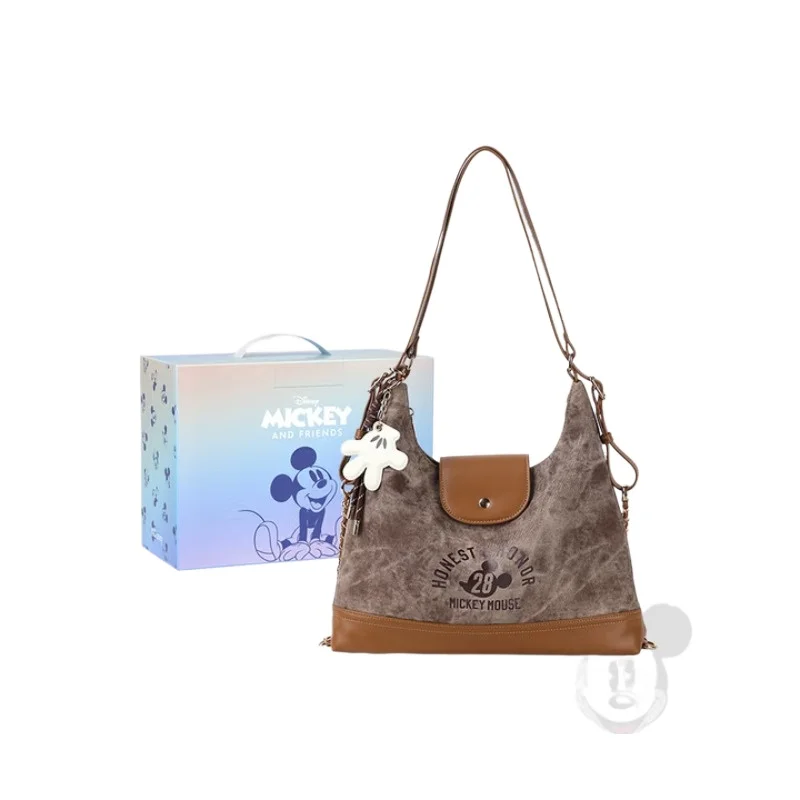

Disney Mickey Mouse Luxury Purse Handbag for Women Multifunctional Convertible Shoulder Backpack Gift Box Christmas Present