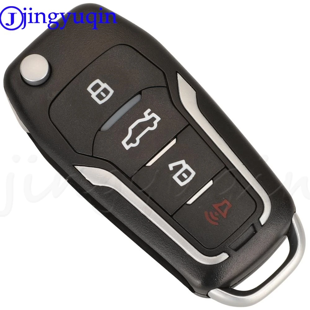 Jingyuqin Modified Remote Car Flip Key 315/433Mhz For Ford F150 Explorer Focus Edge Escape Ranger Mustang Flex Mercury Lincoln