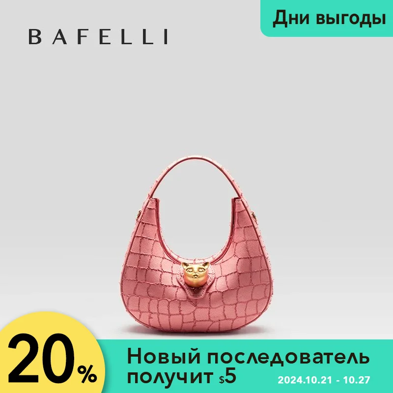 BAFELLI 2023 WOMEN'S FASHION BAGS ORIGINAL CAT DESIGNER LUXURY BRAND TREND SHOULDER HANDBAGS CASUAL STYLE LADIES PARTY PURSE