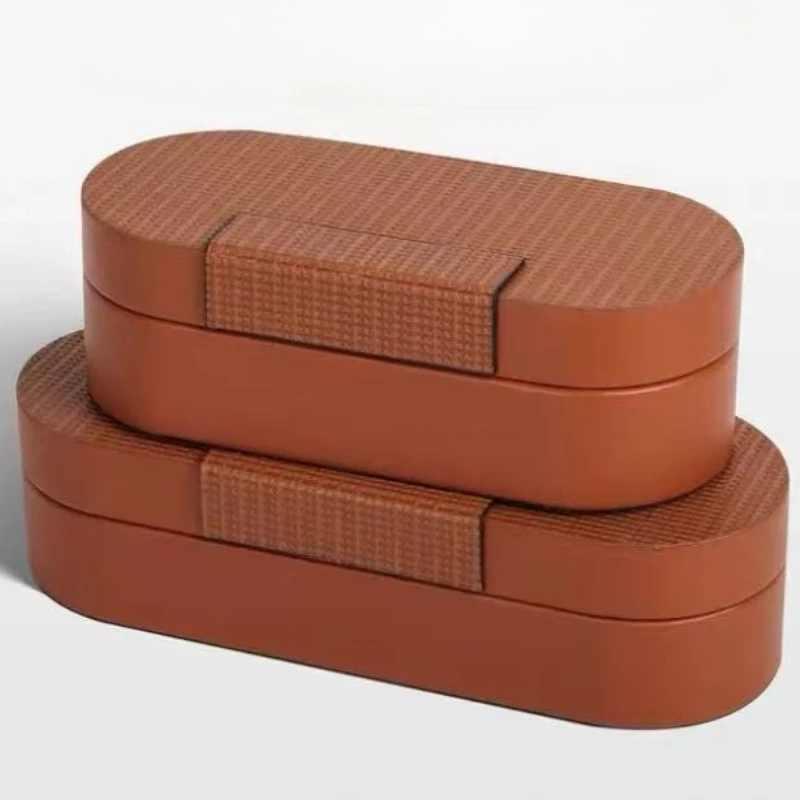 

Кожаная шкатулка для драгоценностей, роскошные коробки для хранения сережек, дорожные портативные ожерелья, витрина для браслетов, упаковочные материалы для ювелирных изделий