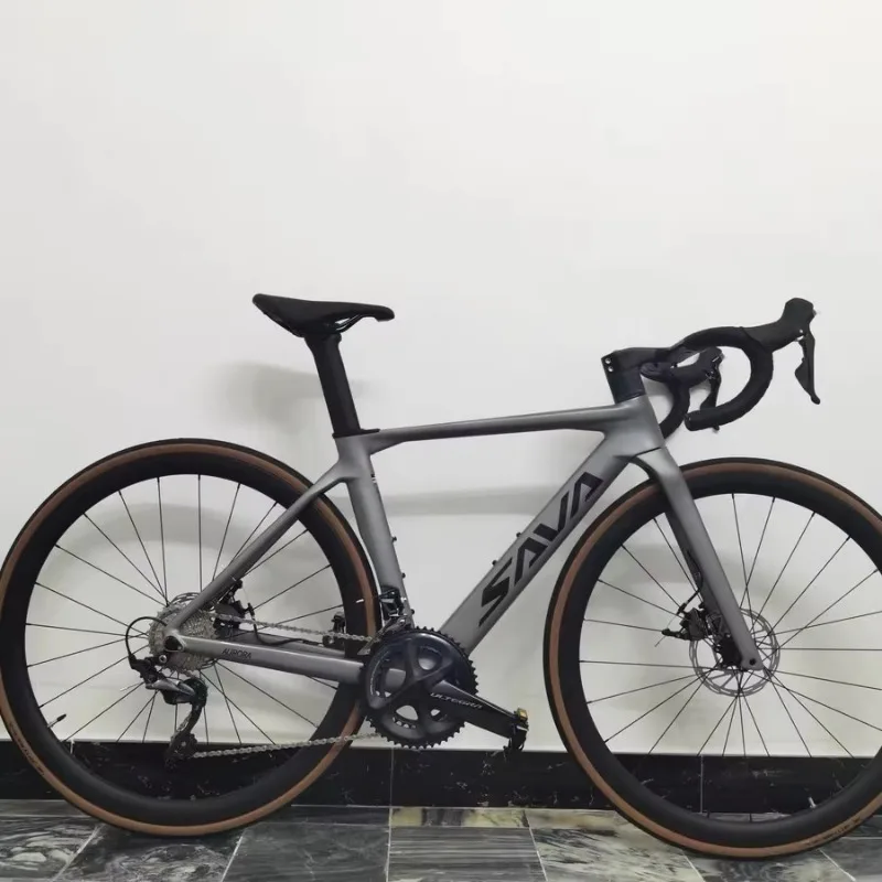 

Full Carbon Fiber Road Bike R7000 22 Speed Disc Brake Ultralight Racing Bicycle for Man and Women