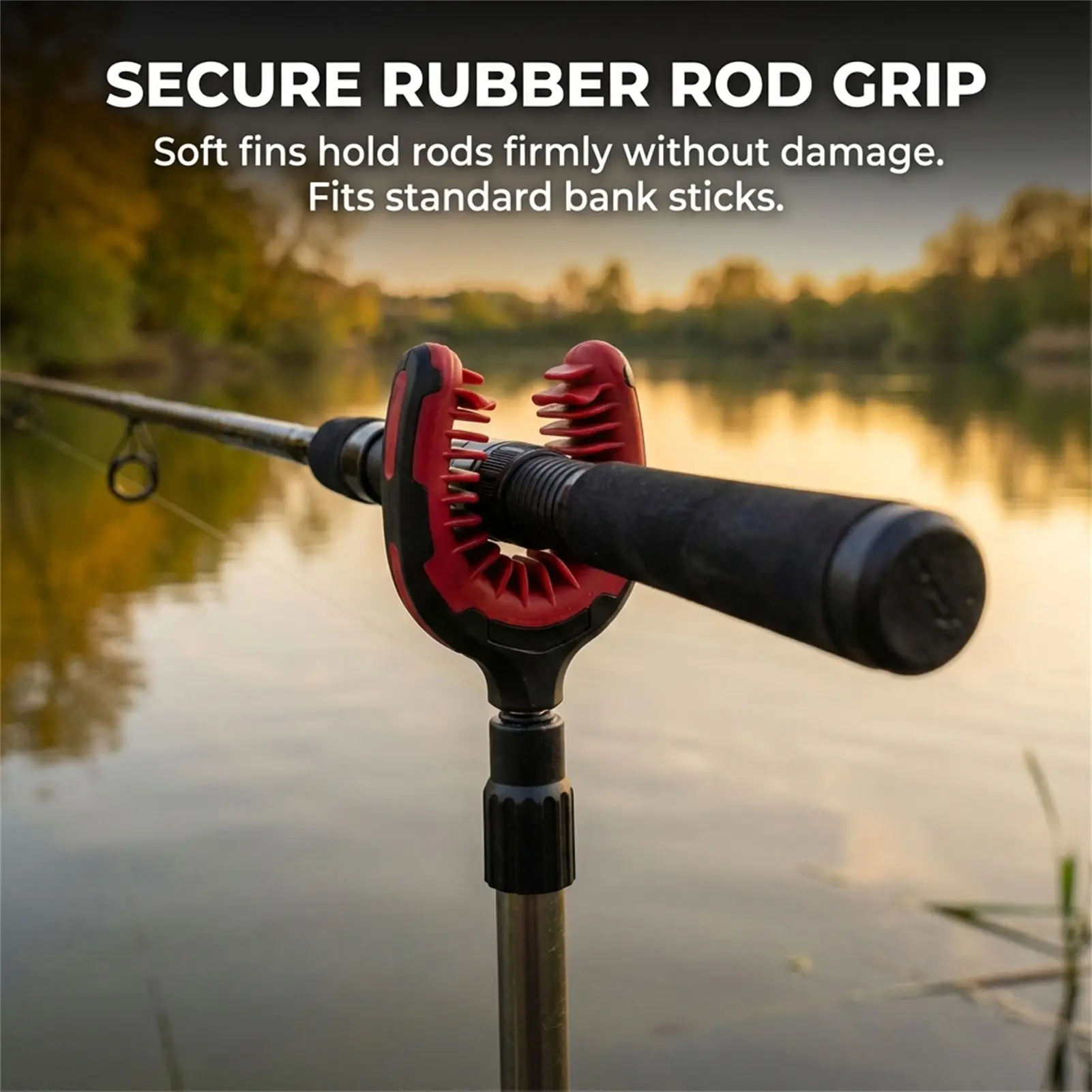 

Bank Fishing Rod Holder Head Soft Non Slip Scratch Free Grip For Lure Anglers In Freshwater Saltwater Fishing Accessories