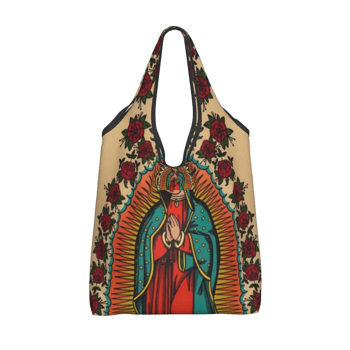 Christian Virgin Mary New Fashion High Capacity Waterproof College Backpack Trendy Laptop Travel Book Bag