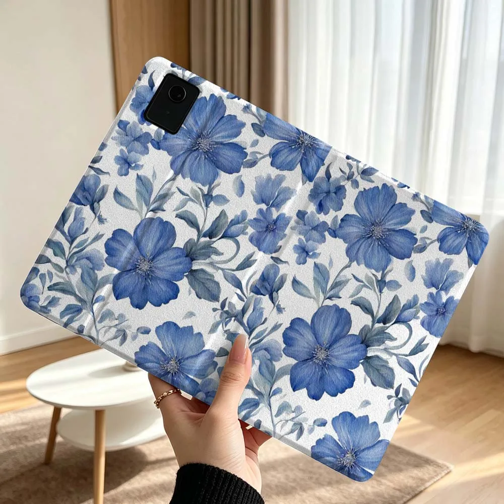 Creative Design Flower Picture Soft For Lenovo Xiaoxin Pad Pro Tab P12 P11 11 13 11.2 inch K11 Plus Pen Tray Tablet Case