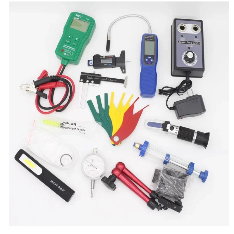

Car Quick Repair and Maintenance Testing Team Maintenance Testing Kit Oil Quality Comparison Brake Oil Tester Battery Testing
