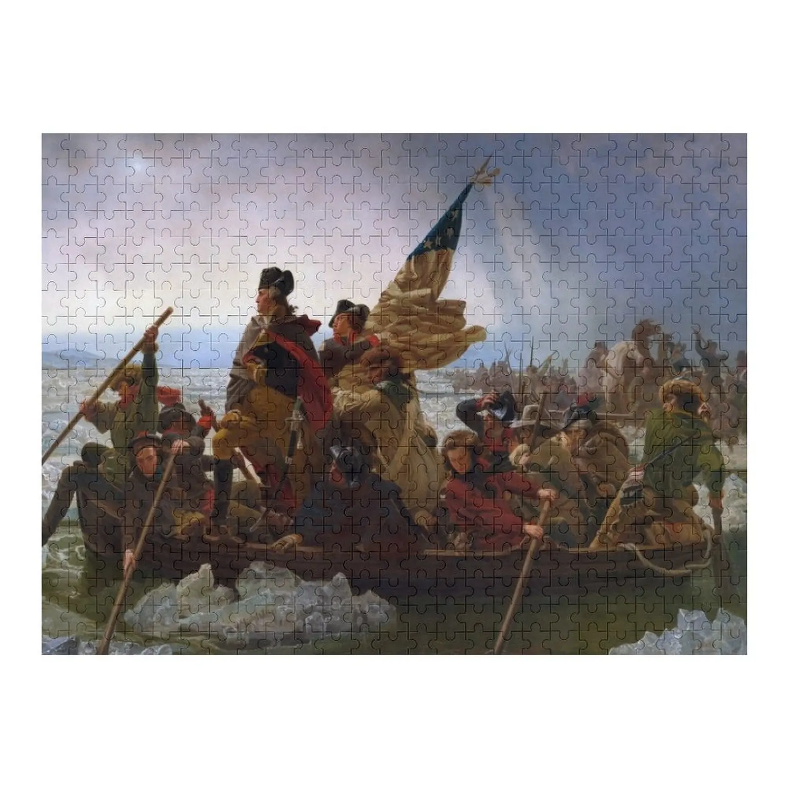 Rompecabezas de Emanuel Leutze's Washington Crossing the Delaware, regalo personalizado para niños, juguetes personalizados para niños, rompecabezas